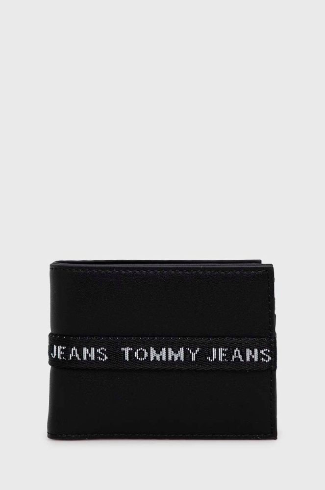 Гаманець Tommy Jeans чоловічий колір чорний (2974946)