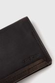 Шкіряний гаманець Strellson чоловічий колір коричневий (3263974)