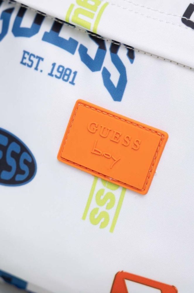 Рюкзак Guess колір білий великий візерунок (2874089) фото 4