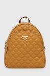 Рюкзак Guess жіночий колір жовтий малий однотонний Рюкзак Guess жіночий колір жовтий малий однотонний