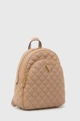 Рюкзак Guess жіночий колір бежевий малий однотонний