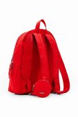 Рюкзак Desigual жіночий колір червоний малий