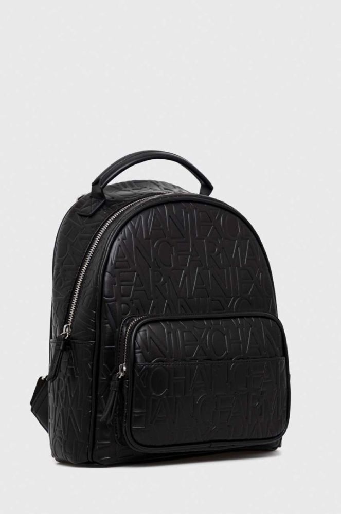 Рюкзак Armani Exchange жіночий колір чорний малий однотонний (3036121) фото 2