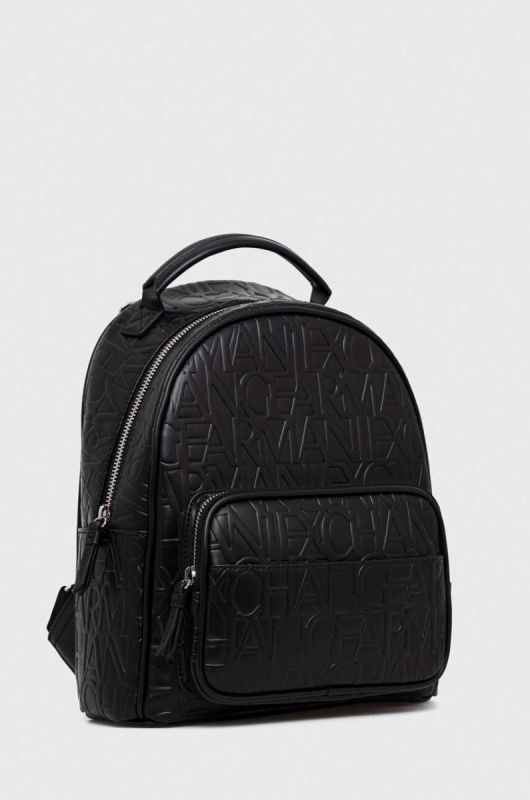 Рюкзак Armani Exchange жіночий колір чорний малий однотонний (3036121) фото 2