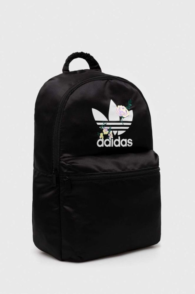 Рюкзак adidas Originals жіночий колір чорний великий з принтом фото 2