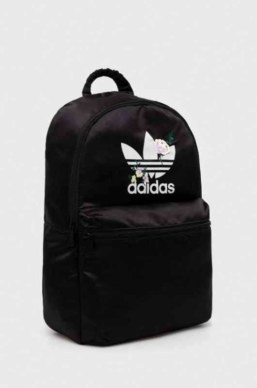 Рюкзак adidas Originals жіночий колір чорний великий з принтом фото 2