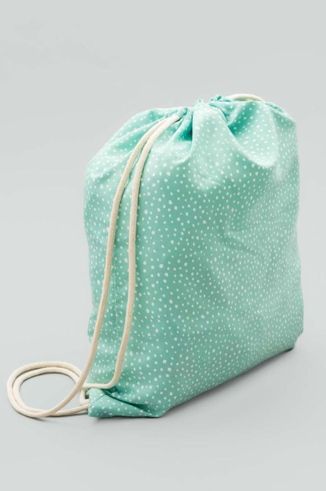 Дитячий рюкзак zippy колір зелений однотонний