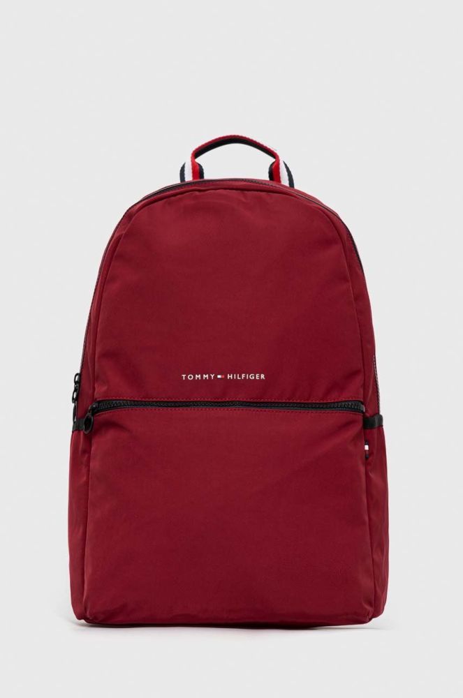 Рюкзак Tommy Hilfiger чоловічий колір бордовий великий однотонний