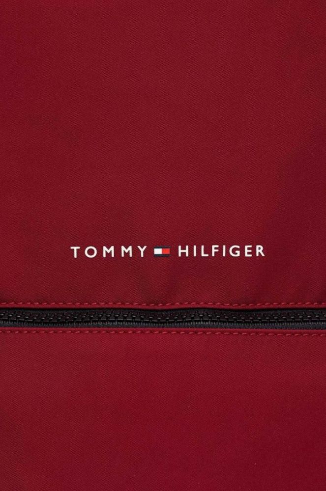Рюкзак Tommy Hilfiger чоловічий колір бордовий великий однотонний фото 3