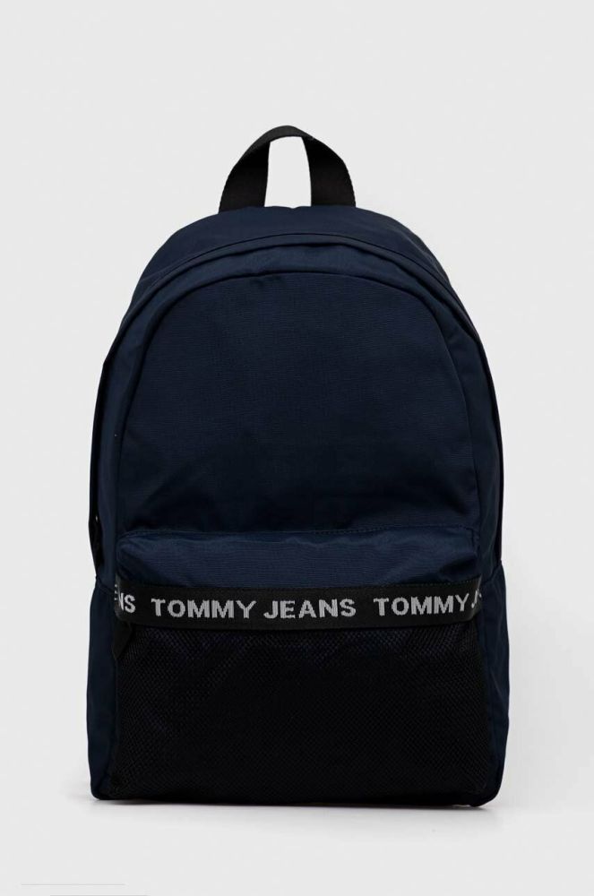 Рюкзак Tommy Jeans чоловічий колір синій великий з принтом