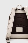 Шкіряний рюкзак Coach чоловічий колір бежевий малий однотонний
