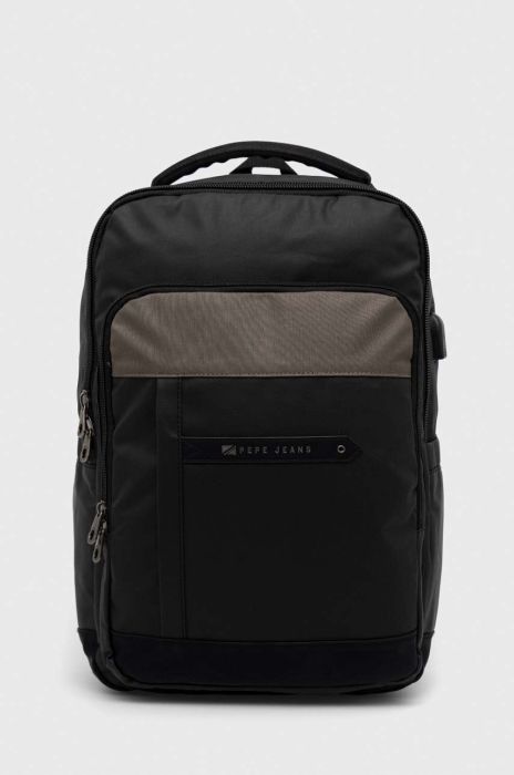 Рюкзак Pepe Jeans чоловічий колір чорний великий однотонний (3238313)