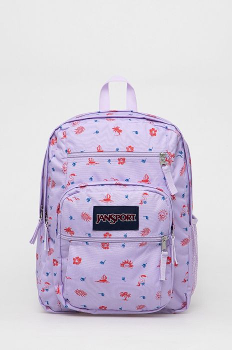 Рюкзак Jansport колір фіолетовий великий візерунок (3014572)