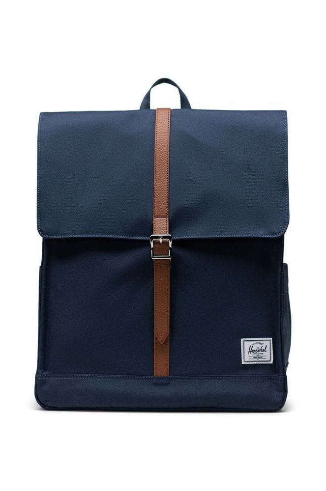 Рюкзак Herschel 11376-00007-OS City Backpack колір синій великий однотонний