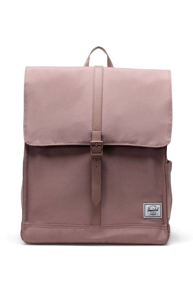 Рюкзак Herschel City Backpack колір рожевий великий однотонний