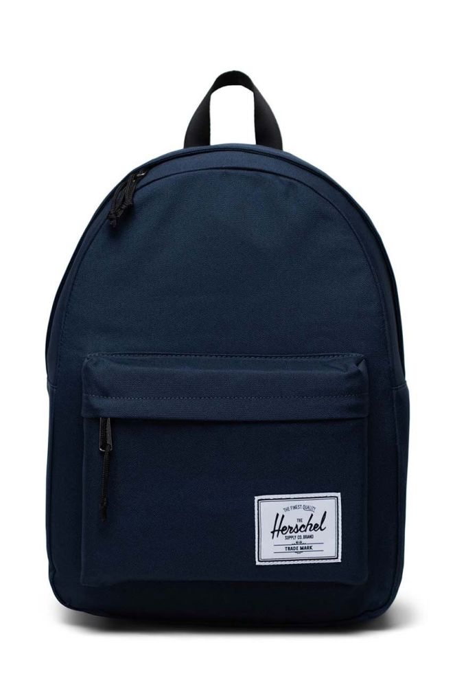 Рюкзак Herschel Classic Backpack колір синій великий однотонний