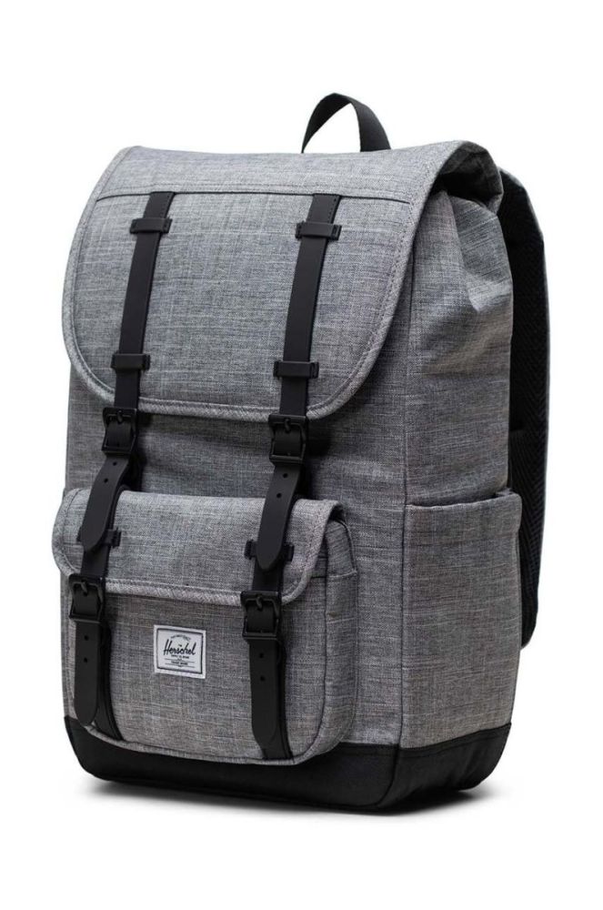 Рюкзак Herschel 11391-00919-OS Little America Mid Backpack колір сірий великий візерунок фото 3