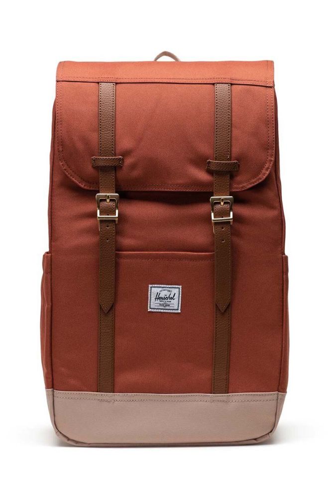 Рюкзак Herschel 11397-05890-OS Retreat Backpack колір бежевий великий однотонний