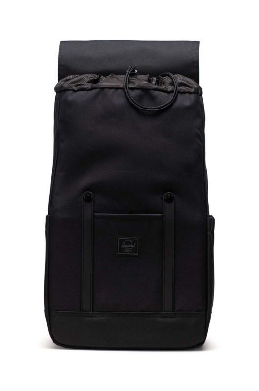 Рюкзак Herschel 11397-05881-OS Retreat Backpack колір чорний великий однотонний фото 2