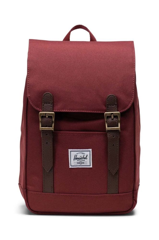 Рюкзак Herschel Retreat Mini Backpack колір бордовий малий однотонний