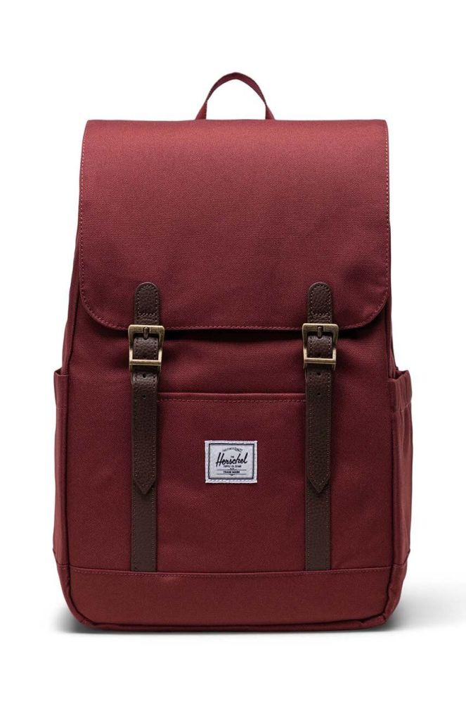 Рюкзак Herschel Retreat Small Backpack колір бордовий великий однотонний