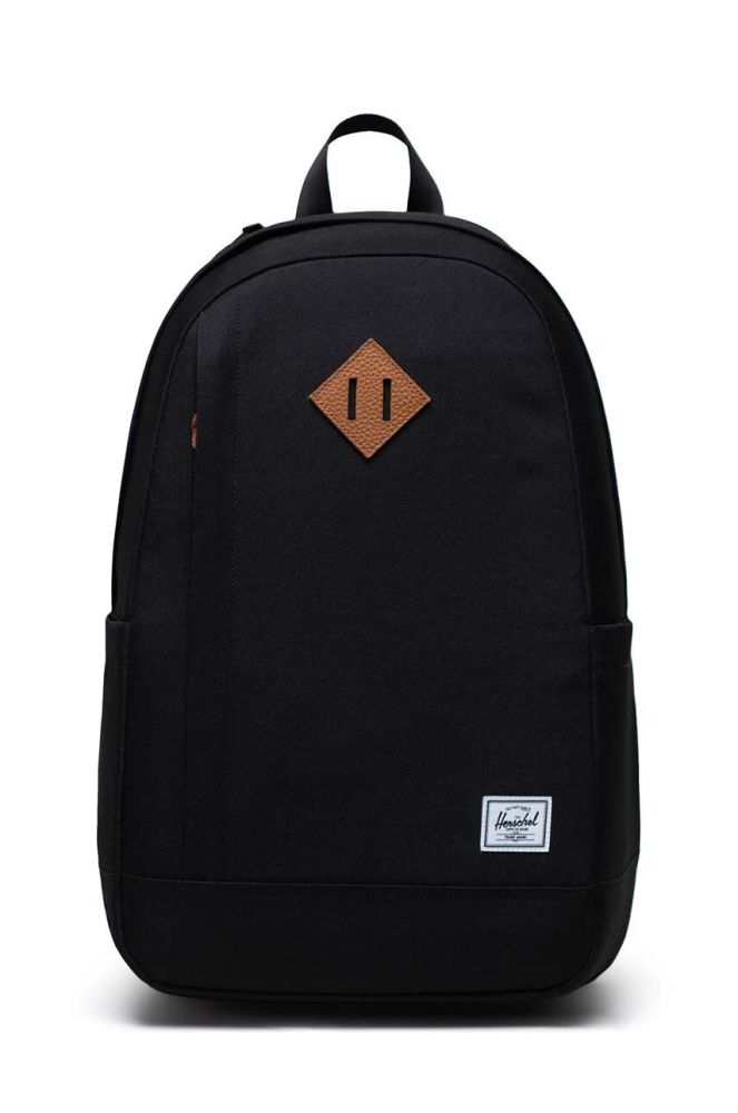 Рюкзак Herschel Seymour Backpack колір чорний великий однотонний (3505326)