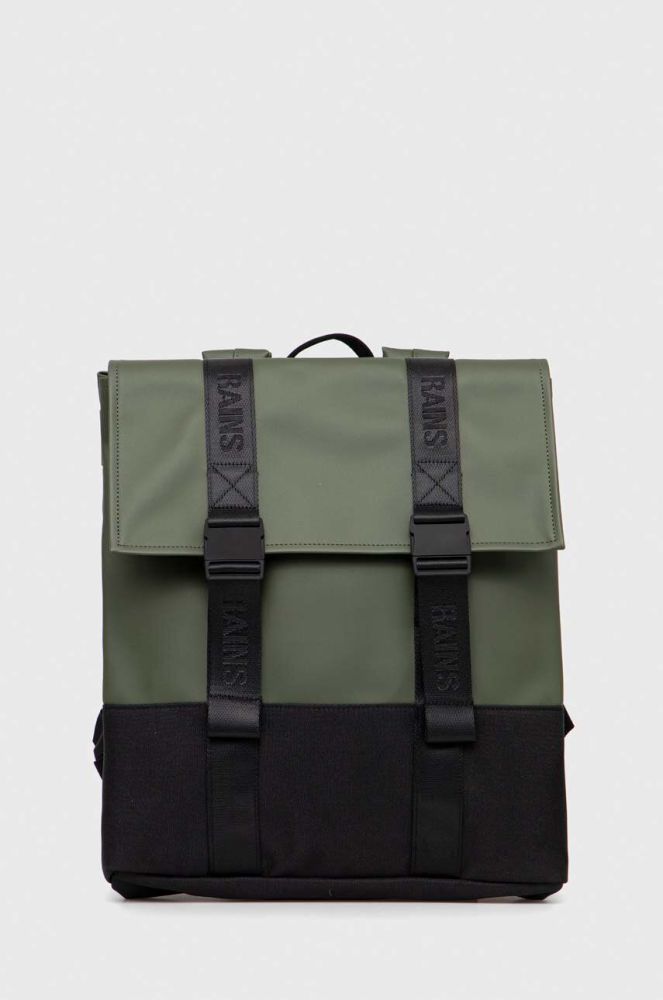 Рюкзак Rains 13770 Trail MSN Bag колір зелений великий однотонний 13770.65-65Evergree