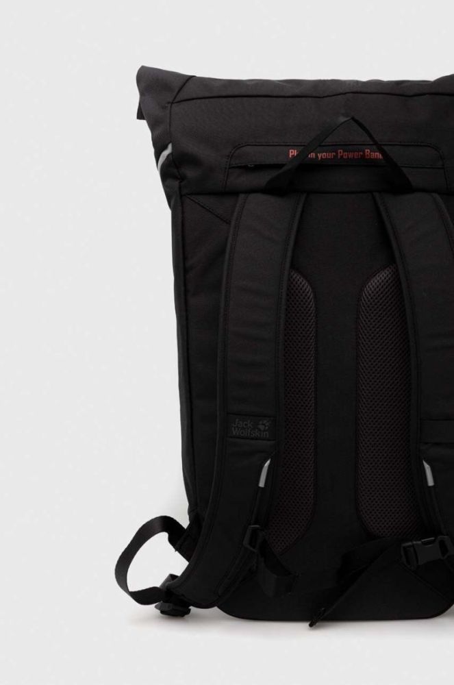 Рюкзак Jack Wolfskin Allspark колір чорний великий з принтом фото 3
