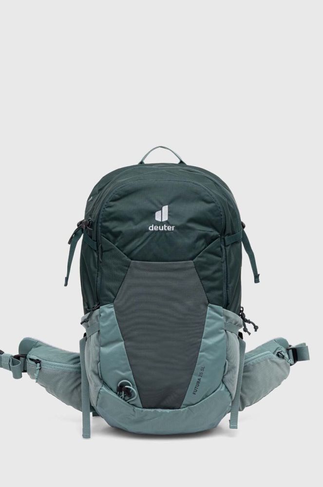 Рюкзак Deuter Futura 25 SL колір зелений великий однотонний