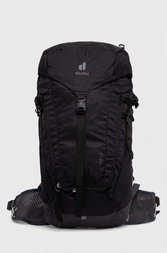 Рюкзак Deuter Trail 22 колір чорний великий однотонний