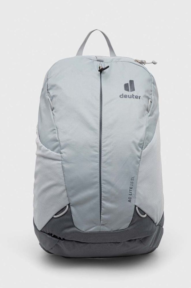 Рюкзак Deuter AC Lite 15 SL великий з аплікацією колір блакитний