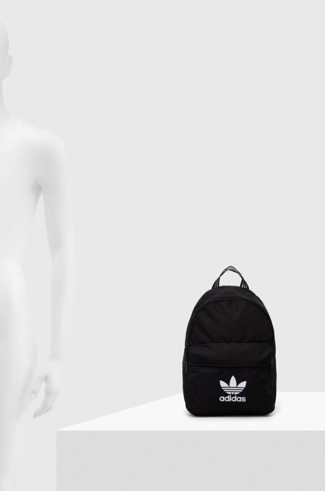 Рюкзак adidas Originals колір чорний малий однотонний фото 6