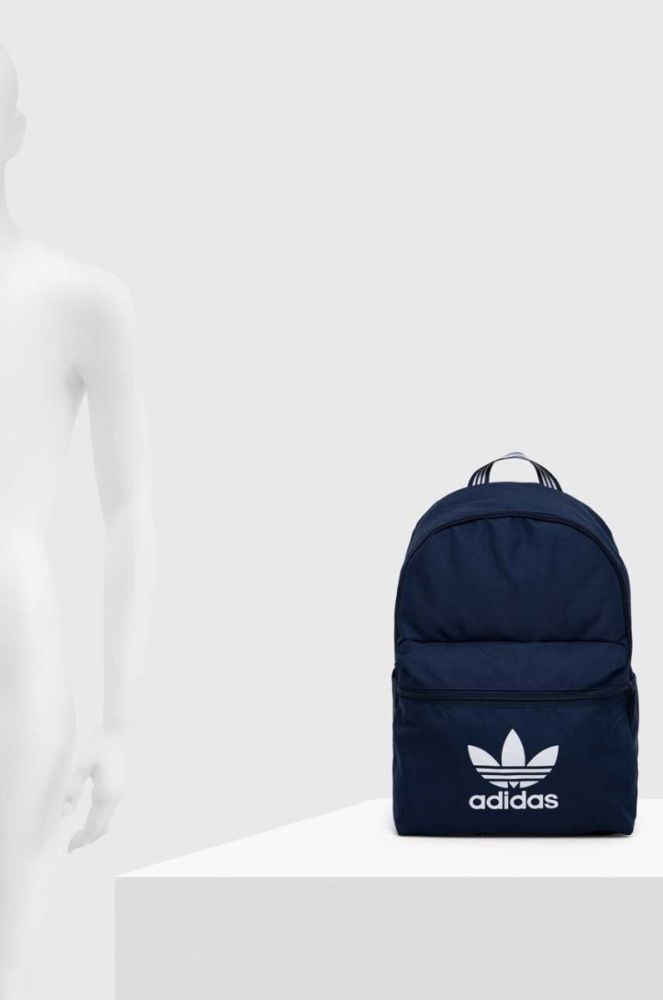 Рюкзак adidas Originals великий з принтом колір блакитний фото 6
