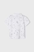 Дитяче поло Mayoral колір білий візерунок (2947763)