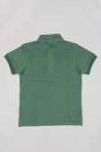 Дитяче поло zippy колір зелений однотонний