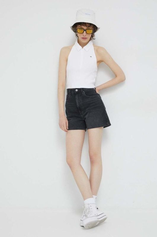 Топ Tommy Jeans жіночий колір білий (3082175) фото 2