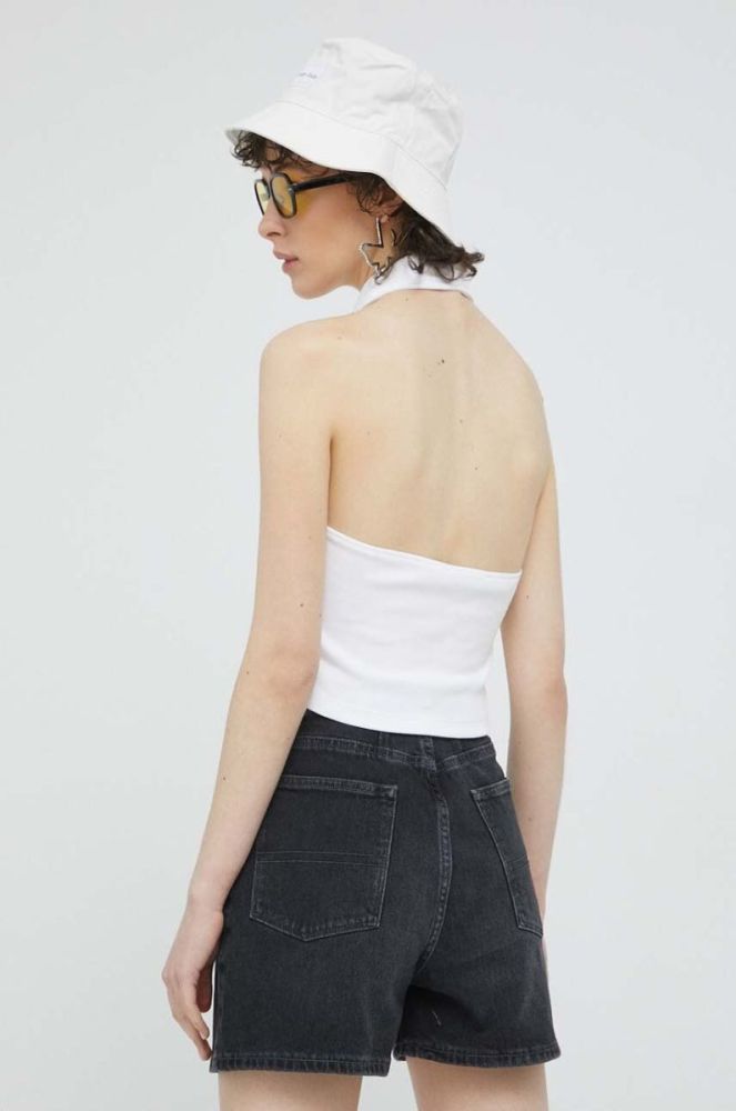 Топ Tommy Jeans жіночий колір білий (3082175) фото 3