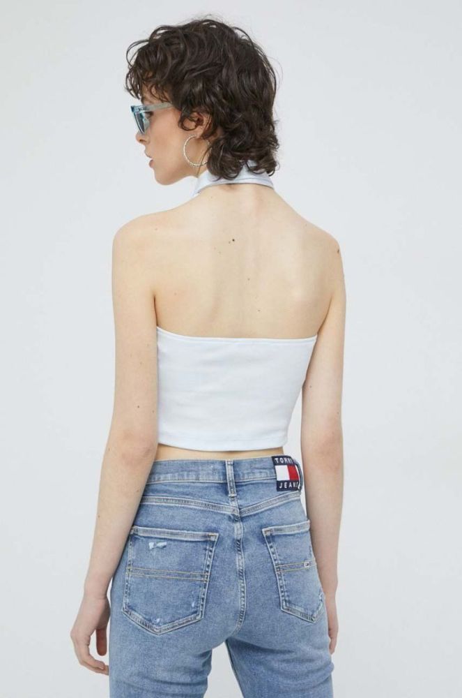 Топ Tommy Jeans жіночий колір блакитний (3082171) фото 3