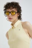 Топ Tommy Jeans жіночий колір жовтий (3082179)