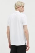 Бавовняне поло HUGO колір білий однотонний (3114913)