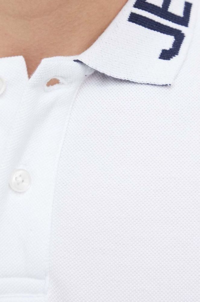 Бавовняне поло Pepe Jeans колір білий з принтом (3257896) фото 5