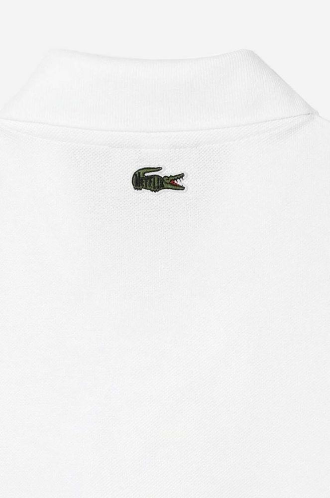 Бавовняне поло Lacoste x Netflix колір бежевий з аплікацією PH7057-VIR фото 5