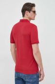 Поло Guess чоловічий колір червоний однотонний