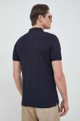 Поло Guess чоловічий колір синій однотонний (3022922)