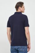 Бавовняне поло Guess колір синій однотонний (3031393)