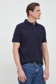 Бавовняне поло Guess колір синій однотонний (3031393)