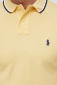 Бавовняне поло Polo Ralph Lauren колір жовтий однотонний (3009027)