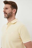 Поло Polo Ralph Lauren чоловічий колір жовтий з аплікацією