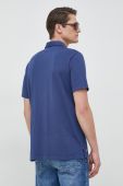 Поло з домішкою льону Polo Ralph Lauren колір синій однотонний (3045355)