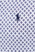 Бавовняне поло Polo Ralph Lauren колір синій візерунок (2957554)